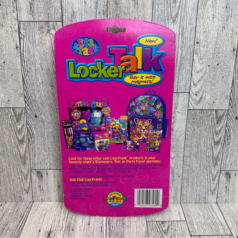 Lisa Frank Locker magnets “Locker Talk” Y2K - Picture 3 of 8